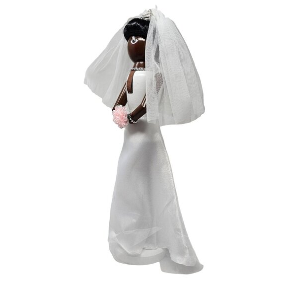 Ethnic Bride Wedding Day Anniversary 16" Christmas Nutcracker - Picture 4 of 4